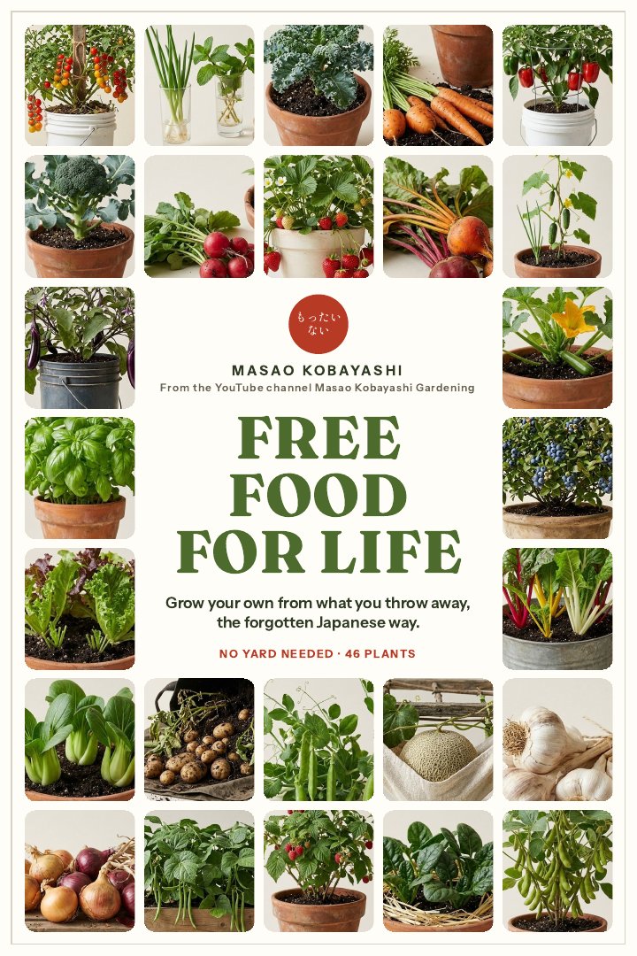 The cover of Free Food for Life by Masao Kobayashi