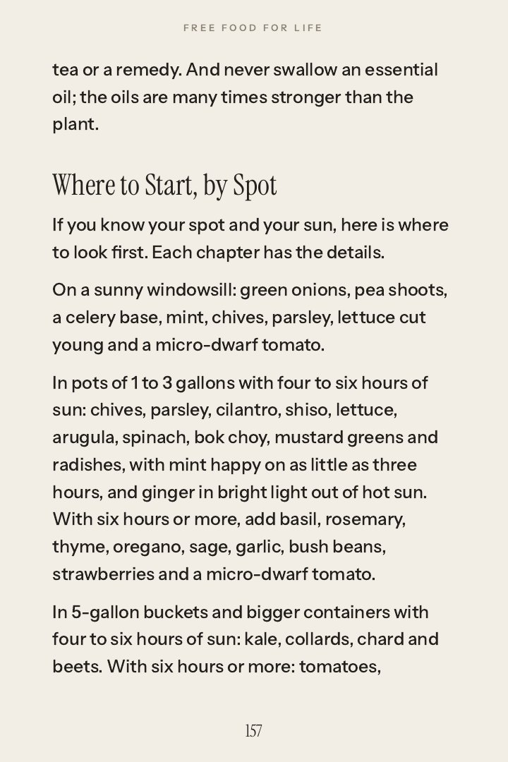 A page from Free Food for Life